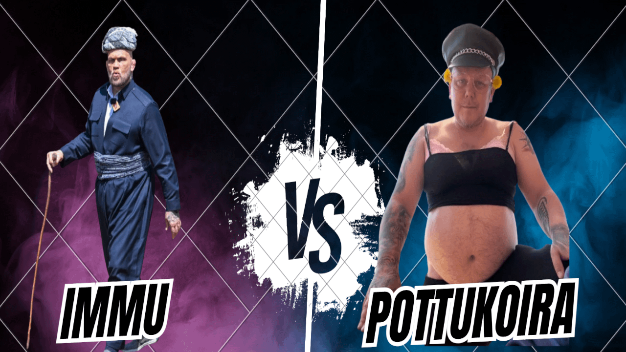 Pottukoira vs Immu nyrkkeily